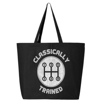 Classically Trained Funny Three Pedals Car Guys 25L Jumbo Tote