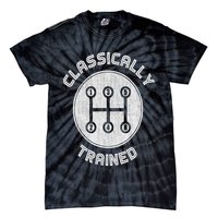 Classically Trained Funny Three Pedals Car Guys Tie-Dye T-Shirt