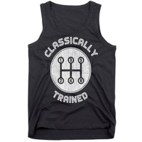 Classically Trained Funny Three Pedals Car Guys Tank Top