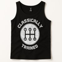 Classically Trained Funny Three Pedals Car Guys Tank Top