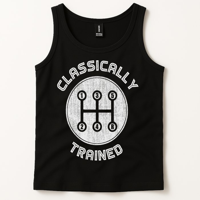 Classically Trained Funny Three Pedals Car Guys Tank Top