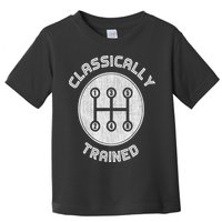 Classically Trained Funny Three Pedals Car Guys Toddler T-Shirt