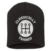 Classically Trained Funny Three Pedals Car Guys Short Acrylic Beanie