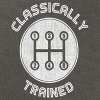 Classically Trained Funny Three Pedals Car Guys Cotton Canvas Backpack