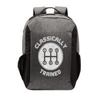 Classically Trained Funny Three Pedals Car Guys Vector Backpack