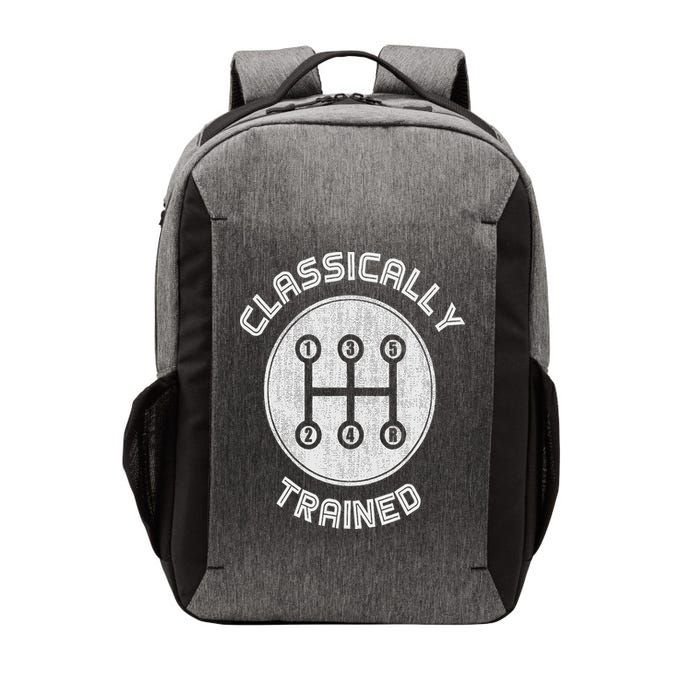 Classically Trained Funny Three Pedals Car Guys Vector Backpack