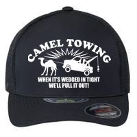 Camel Towing Funny Flexfit Unipanel Trucker Cap