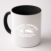 Camel Towing Funny Mug