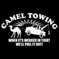 Camel Towing Funny Mug