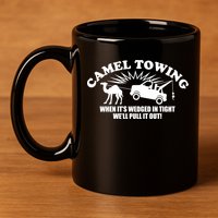 Camel Towing Funny 11oz C Handle Ceramic Mug