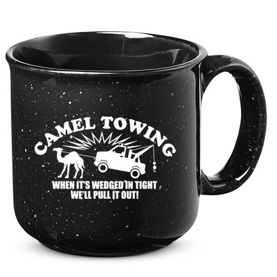 Camel Towing Funny 15oz Campfire Ceramic Mug