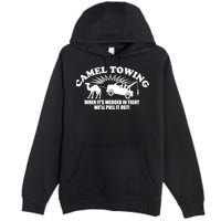 Camel Towing Funny Premium Pullover Hoodie