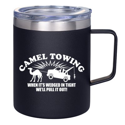 Camel Towing Funny 12oz Stainless Steel Coffee Mug