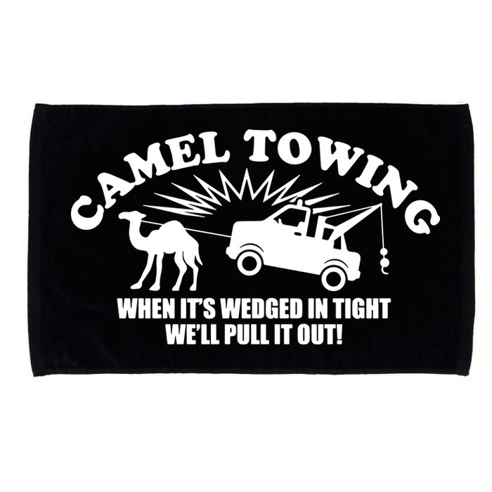 Camel Towing Funny Microfiber Hand Towel