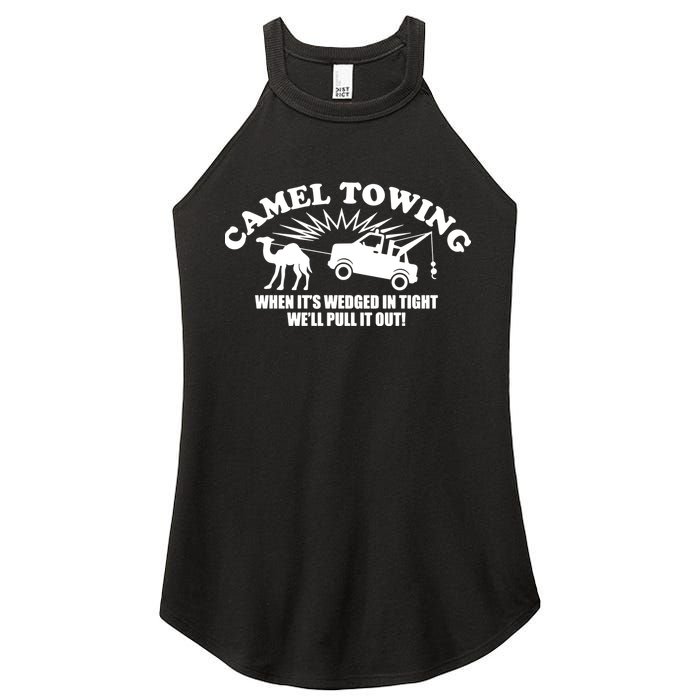 Camel Towing Funny Women's Perfect Tri Rocker Tank