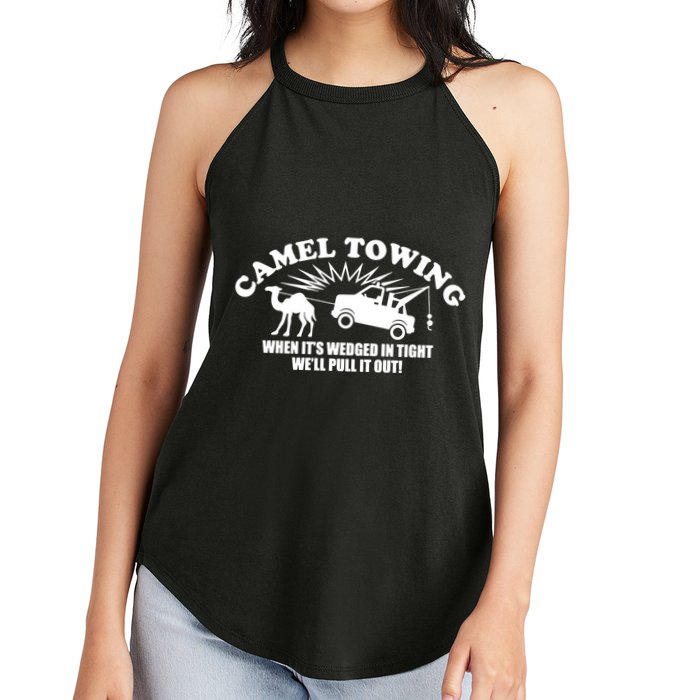 Camel Towing Funny Women's Perfect Tri Rocker Tank