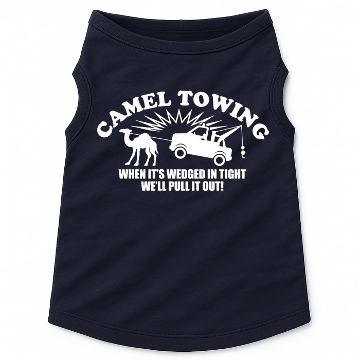Camel Towing Funny Doggie Tank