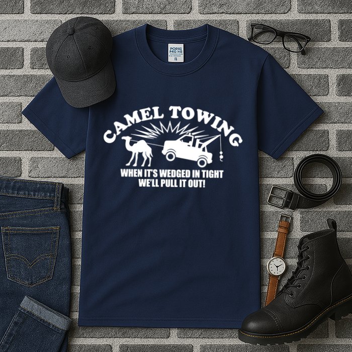 Camel Towing Funny Tall T-Shirt