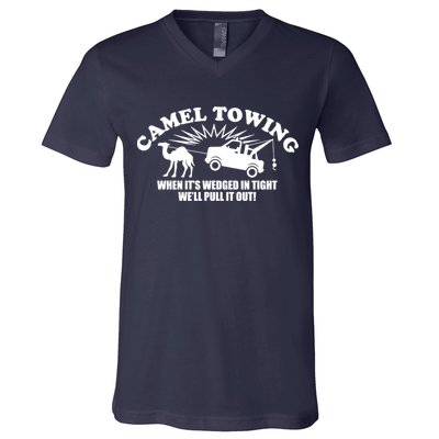 Camel Towing Funny V-Neck T-Shirt