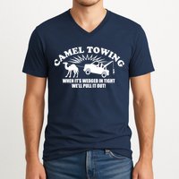 Camel Towing Funny V-Neck T-Shirt