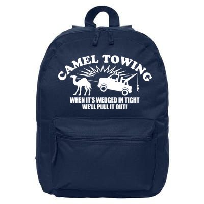 Camel Towing Funny 16 in Basic Backpack
