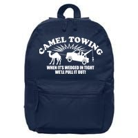 Camel Towing Funny 16 in Basic Backpack