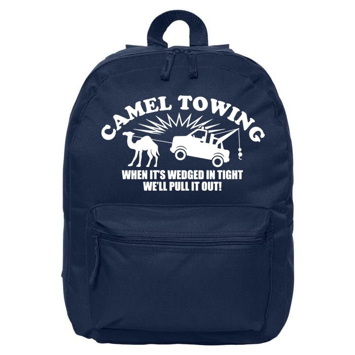 Camel Towing Funny 16 in Basic Backpack