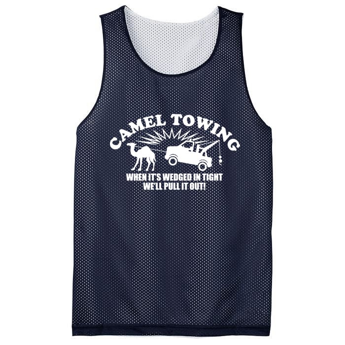 Camel Towing Funny Mesh Reversible Basketball Jersey Tank