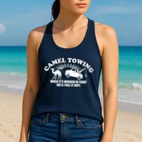 Camel Towing Funny Womens Tank Top