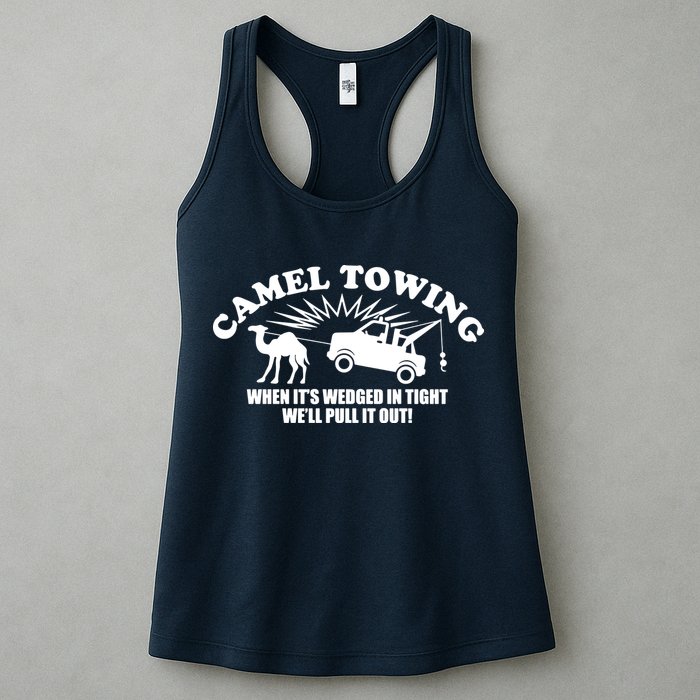 Camel Towing Funny Womens Tank Top