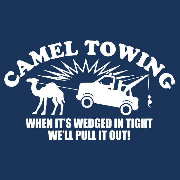 Camel Towing Funny Baby Bodysuit