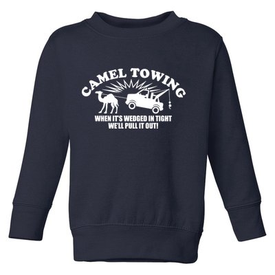 Camel Towing Funny Toddler Sweatshirt