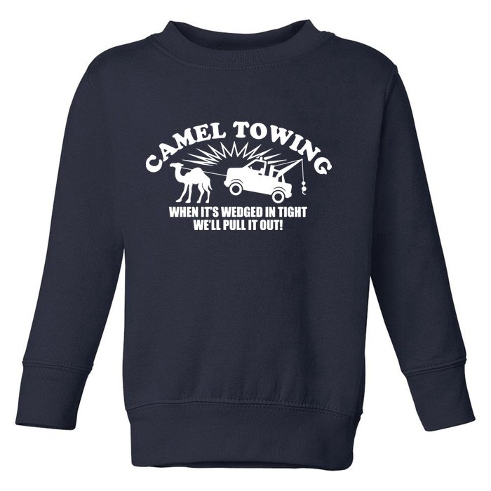 Camel Towing Funny Toddler Sweatshirt