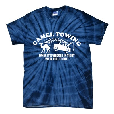 Camel Towing Funny Tie-Dye T-Shirt