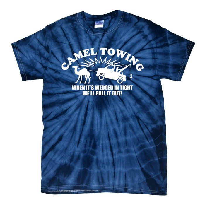 Camel Towing Funny Tie-Dye T-Shirt