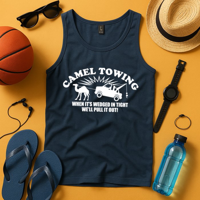 Camel Towing Funny Tank Top