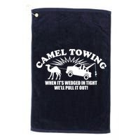 Camel Towing Funny Golf Towel