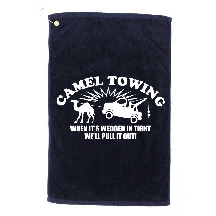 Camel Towing Funny Golf Towel