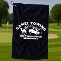 Camel Towing Funny Golf Towel