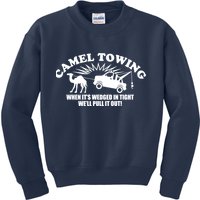 Camel Towing Funny Kids Sweatshirt