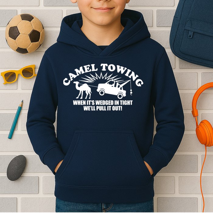 Camel Towing Funny Kids Hoodie