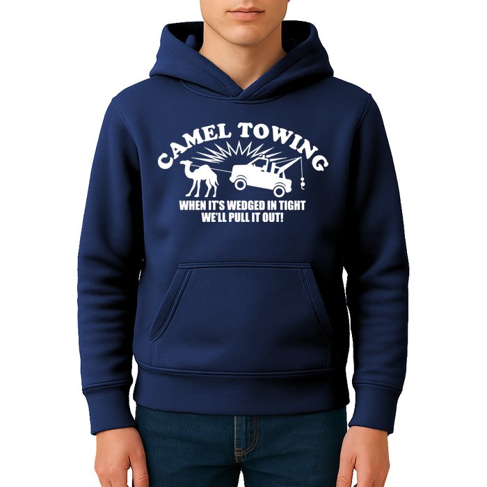 Camel Towing Funny Kids Hoodie