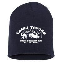 Camel Towing Funny Short Acrylic Beanie