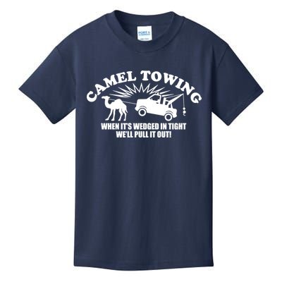 Camel Towing Funny Kids T-Shirt