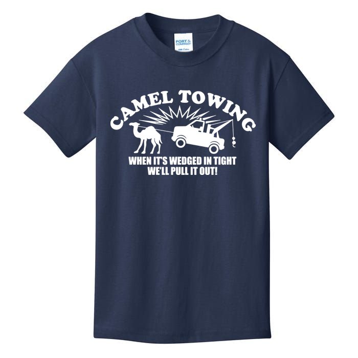 Camel Towing Funny Kids T-Shirt