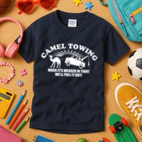 Camel Towing Funny Kids T-Shirt