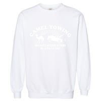 Camel Towing Funny Garment-Dyed Sweatshirt
