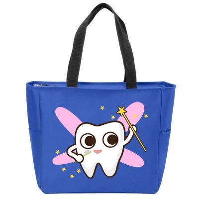 Cute Tooth Fairy Dental Tees And Gift Zip Tote Bag