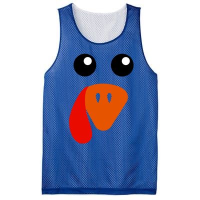 Cute Turkey Face Gift Pilgrim Thanksgiving Day Costume Gift Mesh Reversible Basketball Jersey Tank