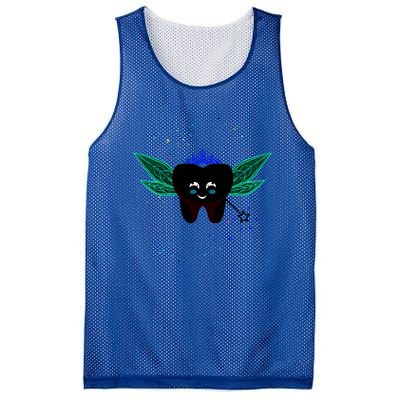 Cute Tooth Fairy Art Funny Dental Hygienist Fantasy Folk Gift Mesh Reversible Basketball Jersey Tank